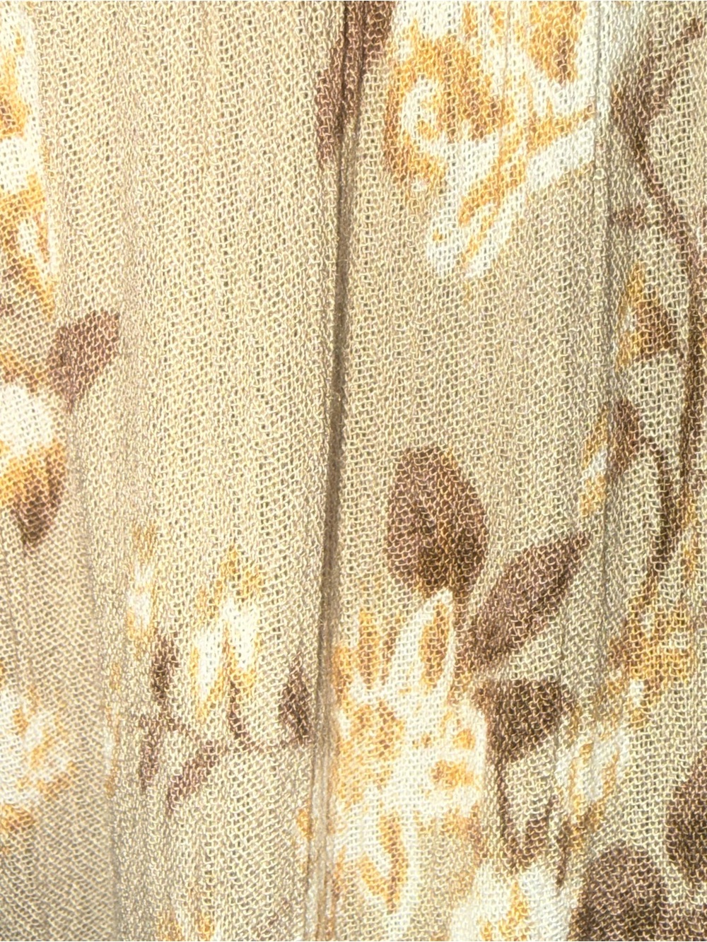 Neutral Floral Tiered Maxi Dress in Beige - Picture 7 of 9